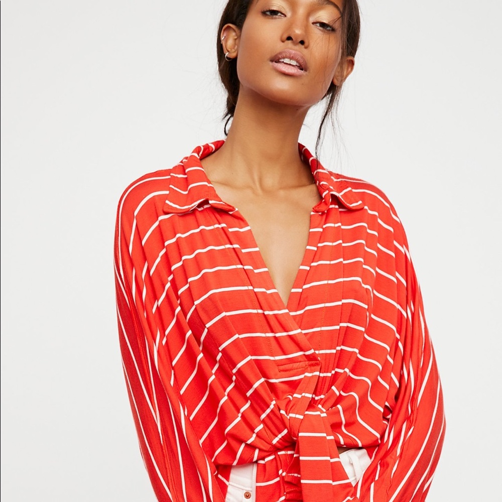 We the free can’t fool me striped tee